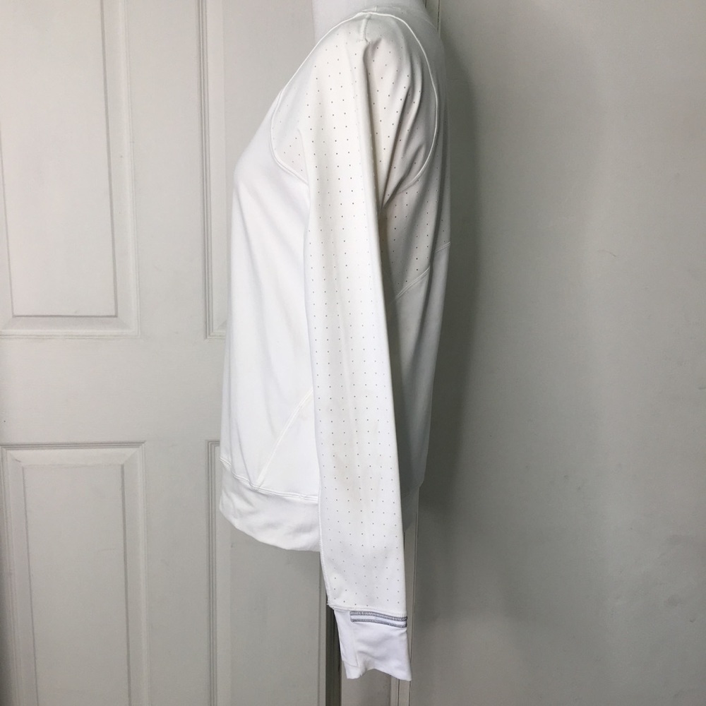 Lululemon Reflective White Long Sleeve Top Size 4 - Picture 7 of 14